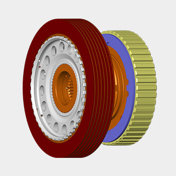 Th400 smart tech drum module rotating components